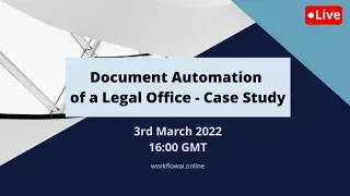 Document automation of a legal office - case study