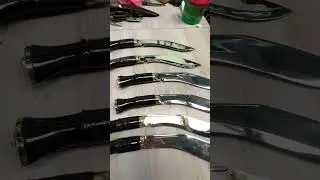 6 khukuri knives I bought at The Khukuri House in Lalitpur Nepal!  #nepal #khukuri #kathmandu