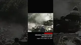 D-Day landings in Normandy, Liberation of Western Europe by Allied forces during World War II #ww2