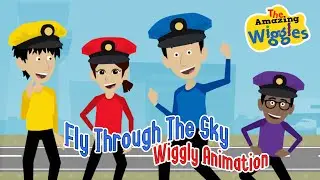 Fly Through The Sky (Wiggly Animation) | The Amazing Wiggles