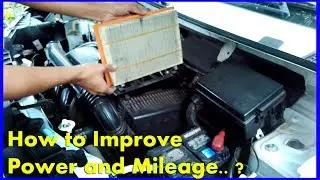 Renault Kwid Improve Mileage and Performance - Clean or Replace Clogged Air Filter