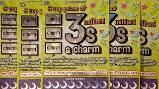 MULTIPLIER WINNER? 3,000,000 MILLIONS A CHARM! PA LOTTERY NEWEST $30 SCRATCH OFF TICKET #lottery