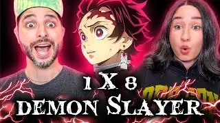 **ANIME VIRGINS** React to Demon Slayer For The FIRST TIME Ever! 1x8