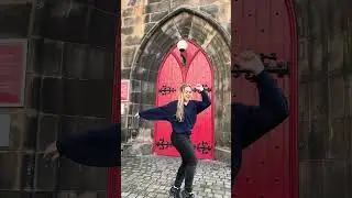 Edinburgh, Scotland | Street Salsa by Ivanka Barrera #Scotland #Salsa #StreetSalsa #DanceShorts