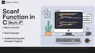 scanf Function in C Language | Beginner's Guide with Example in Telugu | C Programming Tutorial