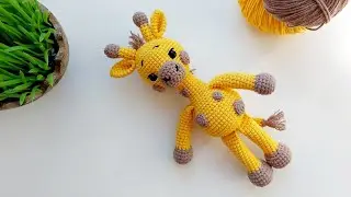 Croșetăm girafă/ Schemă transformată în tutorial / Crocheted amigurumi giraffe