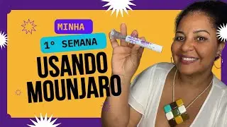 SEMANA 1 USANDO MOUNJARO E SUPLEMENTOS QUE USEI