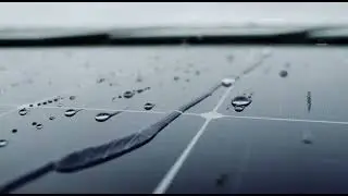 Relaxing Rain Sound on Solar Panels 🌧️ | Sleep & Stress Relief#asmr #relax #aivideo #ai 
