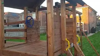 Mega Fort Fort Mountain Climbing Frame Review, Dunster House Climbing Frame Playset