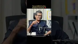 Warren Buffett ki advice shaadi aur success par ❤️ #shadi #love #podcast