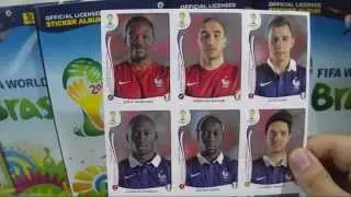 Panini World Cup 2014 Brazil French Update extrastickers set France