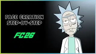 How to create RICK SANCHEZ in EA FC 26 - TUTORIAL Face Creation