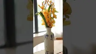 Hand Paint American Countryside Style Creative Ceramic Vase For Office Hotel Coffee Shop D&eacute;cor