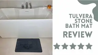 Tulvera Stone Bath Mat Review | Diatomaceous Earth Mat for Bathroom, Kitchen & More