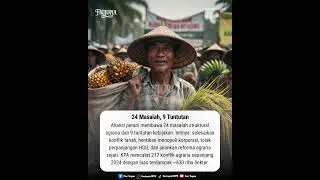 Ribuan Petani Demo DPR: Reforma Agraria Jadi Tuntutan Utama