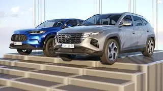 Hyundai Tucson vs Honda ZR-V | Suspension Test on Speed Bumps &ndash; Real Road Comparison | 3DMCAR