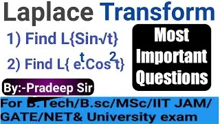 Laplace Transform | Questions And Formulas Of Laplace Transform | Partial Differential Equations