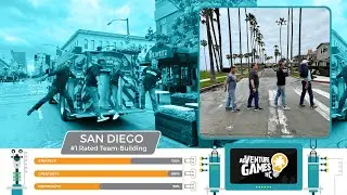 The Best Team Building in San Diego CA | AdVenture Games Team Building