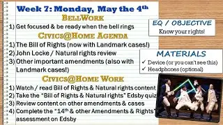 Civics@Home Episode #7: Know Your Rights