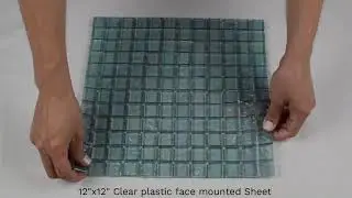 AM0050 OCEAN GLASS TILE MOSAIC BEACH TURQUOISE 1X1