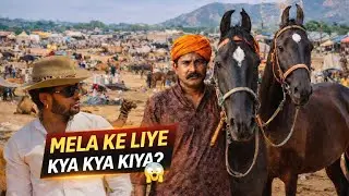  Pushkar Mela Ki Tayaari 🐎 | Ghode, Mehnat Aur Hum | Full Reality Vlog / #horse #horsevlog 