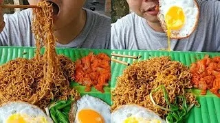 Mì Trộn Trứng Chiên Lòng Đào