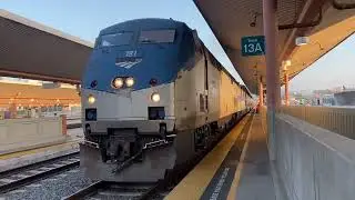 Passenger train action in Southern California from January to June 2025