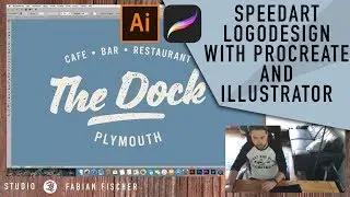 Logo design with Procreate and Adobe Illustrator - Speedart