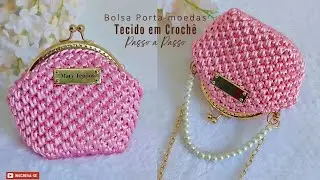 Bolsa carteira de croch&ecirc; com cord&atilde;o de seda: aprenda o passo a passo da tend&ecirc;ncia