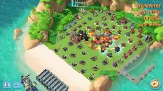 Boom Beach | Funny Clip Smokey Scorchers Attack Grappler