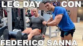 ALLENAMENTO GAMBE CON FEDERICO SANNA! L'HO PORTATO AL LIMITE + piccolo spoiler...
