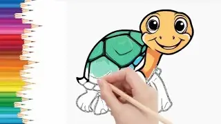 How to Draw Tree, Tank and Turtle Easy Step by Step | Drawing for Beginners, Girls and boys | #kidko