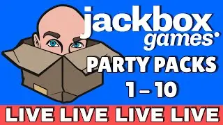 🔴JACKBOX PARTY - PACKS 1-11 + Survey Scramble -  Playing with viewers!