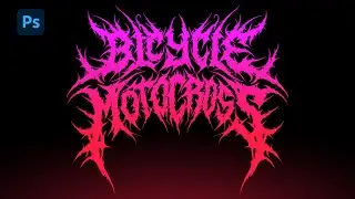 Как создать логотип Slamming Death Metal | Процесс покадровой съёмки