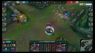SKT vs KT - Game 3 - Faker casually dodging skillshots