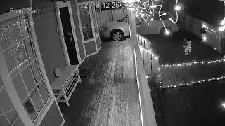 Santa caught on security camera