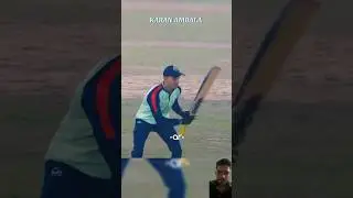 Reverse shot try 🔥👌🏻#karanambala #reverseshot #tennis #tennisballcricket #ispl #ipl #cricketlover