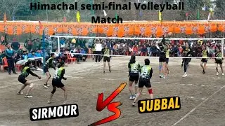 HP Senior State Semi-Final Volleyball Match At Rajgarh | Sirmour VS Jubbal | Set-1