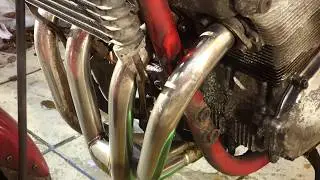 Cleaning EXHAUST headers with bleach (HARPIC)