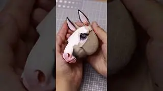 Beige horse &ndash; poseable art doll, part 1/3