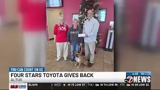 Local dealership donates over $15,000 to Altus non-profits