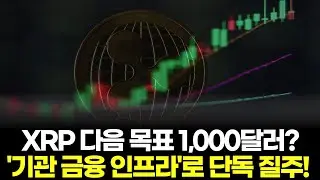 XRP 다음 목표 1,000달러? '기관 금융 인프라'로 단독 질주!