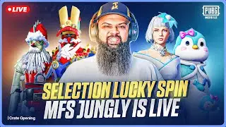 LIVE 🔥 Selection Robo Santa & Winter Queen Set Lucky Spin ❄️ PUBG Mobile Crate Opening