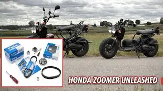 Honda Zoomer 2004 / Ruckus top speed STOCK vs POLINI VARIATOR