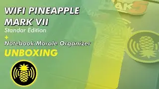 Hack5 Wifi Pineapple Mark VII Standar Edition + Notebook Morale Organizer Unboxing