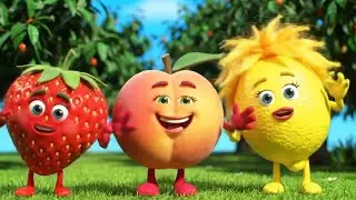 Dancing Fruits Animation 🍎🍌  Fun Fruit Party for Edible Tales World