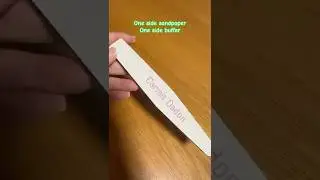 NEW! Nail files 100/100 grit .One side is sandpaper, the other side is buffer