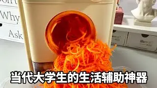 【合集】当代大学生的生活辅助神器！有了电动切菜机，再也不用记得自己长着手了~
