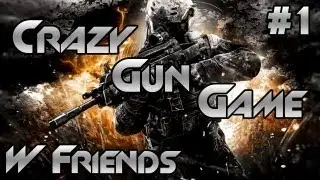 Black Ops 2 - Crazy Gun Game LIVE w/ @chrisraines @pandajism & Others | #1