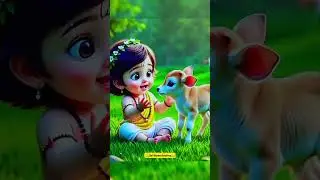 Chhoti Chhoti Gaiya Chote Chote Gwal 🙏 🔥 Radhe Krishna #shortsfeed #viralvideo #shorts
